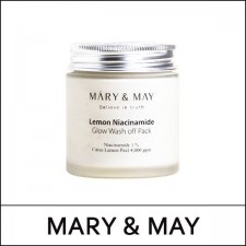 [MARY & MAY] (bo) Lemon Niacinamide Glow Wash Off Pack 125g / 1150(5) / 11,600 won(R)